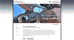 Desktop Screenshot of kfz-diebstahl.de