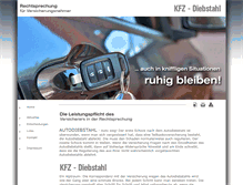 Tablet Screenshot of kfz-diebstahl.de